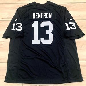 Nike Hunter Renfrow Raiders Mens Size 2XL On Field NFL Players Jersey Shirt Home